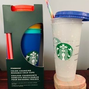 ✨STARBUCKS ✨Color Changing Cups AND Confetti Cups